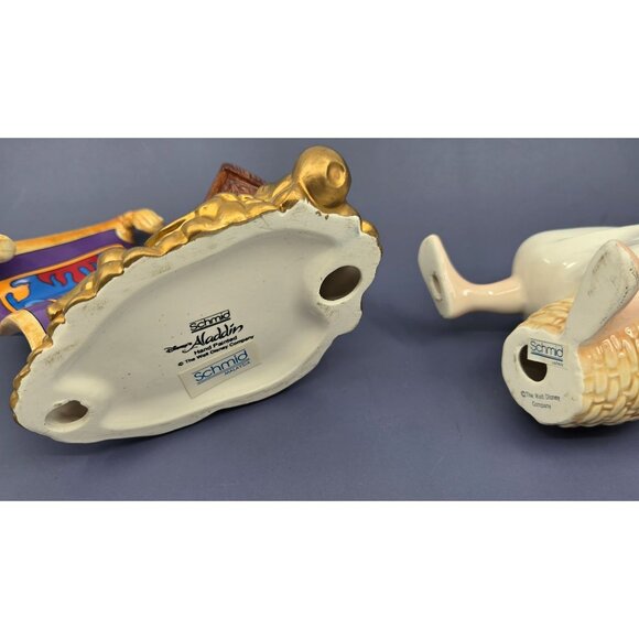 Disney Aladdin Schmid Ceramic Figurine With Magic Carpet & Treasure Scene Collec - Picture 6 of 7